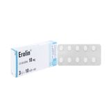 Erolin 10mg - Trị viêm mũi dị ứng, mày đay (Hộp 3 vỉ x 10 viên)