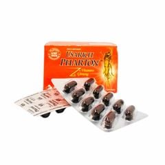 Thực phẩm bảo vệ sức khỏe Usarich Pharton - Giúp bồi bổ và nâng cao sức đề kháng, giúp tăng cường thể lực (Hộp 6 vỉ x 10 viên)