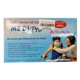 Khẩu trang trẻ em 3 lớp MediPro - Xanh dương (Hộp 10 cái)