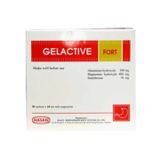 Gelactive Fort - Làm dịu các triệu chứng trong rối loạn tiêu hóa liên quan đến tăng tiết acid dạ dày (Hộp 30 gói x 10 ml)