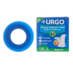 Băng keo lụa Urgosyval 1.25cm x 5m - Hỗ trợ bảo vệ vết thương (Hộp 1 cuộn)