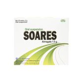 Soares - Điều trị loét dạ dày - tá tràng, viêm dạ dày (Hộp 30 gói x 15g)