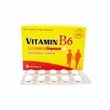 Vitamin B6 Sugar - Hỗ trợ điều trị bệnh thiếu vitamin B6 (Hộp 10 vỉ x 10 viên)