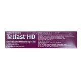 Telfast HD 180mg - Điều trị viêm mũi dị ứng, mày đay vô căn mạn tính (Hộp 3 vỉ x 10 viên)