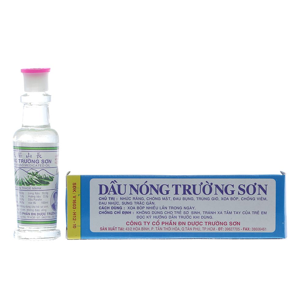 Dầu nóng Trường Sơn (Hộp 1 chai 10ml) – Nhà Thuốc Helios