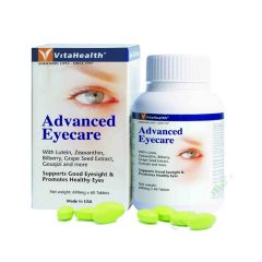 Advanced Eyecare - Bổ sung Vitamin A và các dưỡng chất tốt cho mắt, hỗ trợ cải thiện thị lực (Hộp 60 viên)