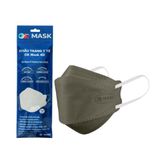 Khẩu trang y tế OK Mask 4D 3 lớp - Màu xám (Gói x 6 cái)