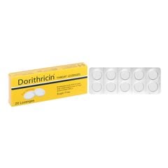 Dorithricin - Điều trị đau họng (Hộp 2 vỉ x 10 viên)