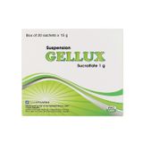 Gellux 1g - Điều trị ngắn ngày và dự phòng loét dạ dày-tá tràng (Hộp 20 gói x 15g)