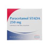 Paracetamol STADA 250 mg - Giảm đau, hạ sốt (Hộp 30 gói x 1g)