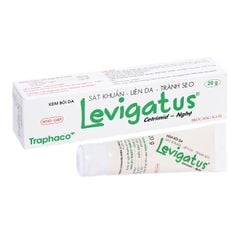 Kem bôi da Levigatus - Sát khuẩn, kích thích liền da, điều trị các nhiễm khuẩn tại chỗ trên da (Hộp 1 tuýp x 20g)