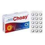 Alphachymotrypsine choay 21microkatals  - Điều trị phù nề, kháng viêm (Hộp 2 vỉ x 15 viên)