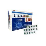Thực phẩm bảo vệ sức khoẻ Giko Minusa 100 - Hỗ trợ hoạt huyết, tăng cường tuần hoàn máu (Hộp 10 vỉ x 10 viên nang mềm)