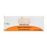 Air-X tab (hương vị cam) 80mg - Chỉ định trong đầy hơi ở đường tiêu hóa, cảm giác bị đè ép và căng ở vùng thượng vị, chướng bụng (Hộp 10 vỉ x 10 viên)