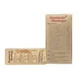 Homtamin Ginseng - Cung cấp vitamin và muối khoáng cho cơ thể (Hộp 12 vỉ x 5 viên)