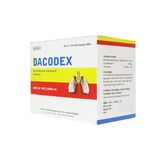 DACODEX - Điều trị ho, viêm phế quản, viêm phổi (Hộp 10 vỉ x 10 viên nang mềm)