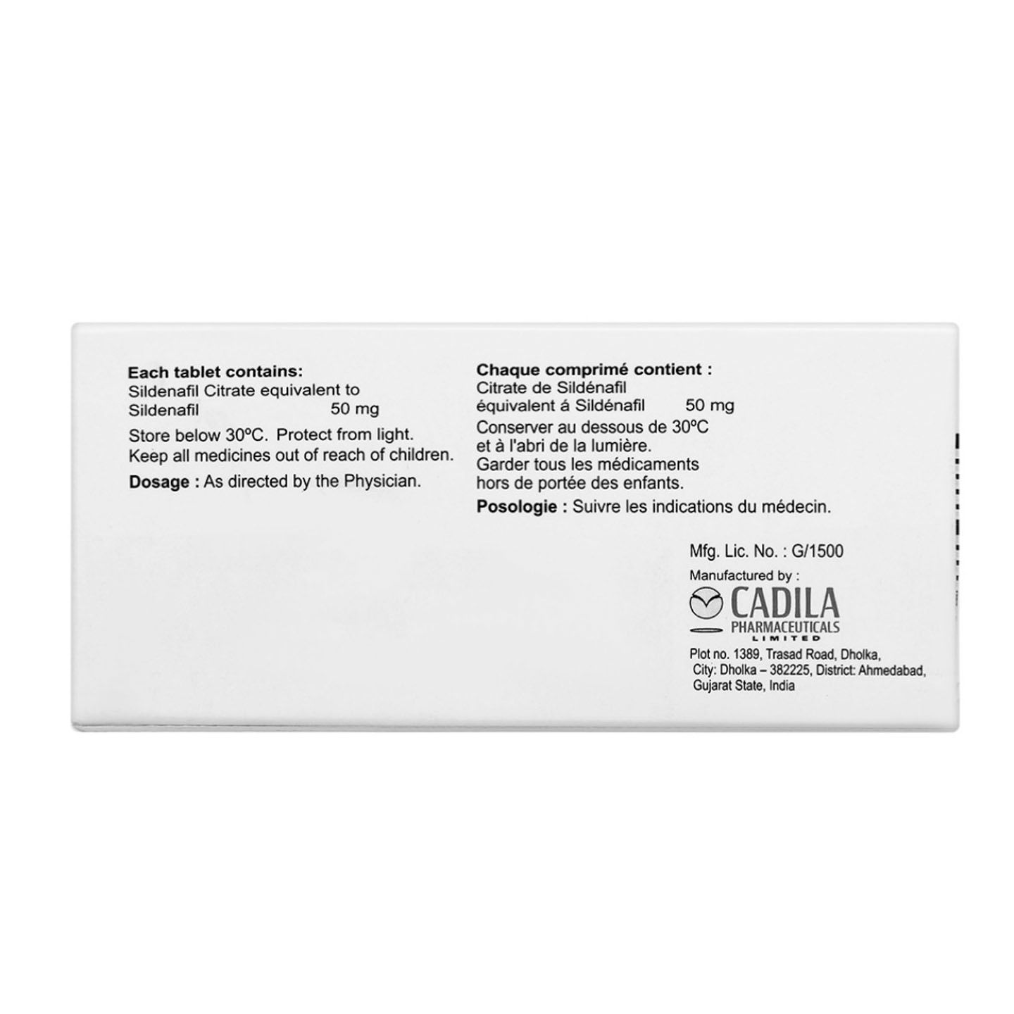 Cupid 50 Điều trị các tình trạng rối loạn cương dương (Hộp lớn chứa 1