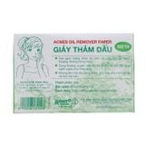 Giấy thấm dầu Mentholatum Acnes - Kiểm soát nhờn giúp ngăn ngừa mụn (Túi 100 miếng)