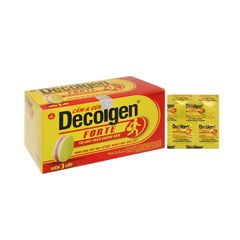 Decolgen Forte - Trị các triệu chứng cảm (Hộp 25 vỉ x 4 viên)
