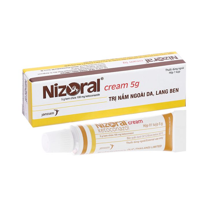 Nizoral cream Điều trị các nhiễm nấm ngoài da, lang ben, viêm da tiế