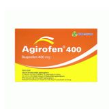 Agirofen 400 - Hạ sốt, giảm đau và chống viêm từ nhẹ đến vừa (Hộp 6 vỉ x 10 viên)
