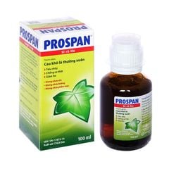Thuốc ho thảo dược Prospan Cough Syrup - Tiêu nhầy, chống co thắt, giảm ho (Hộp 1 chai 100ml)