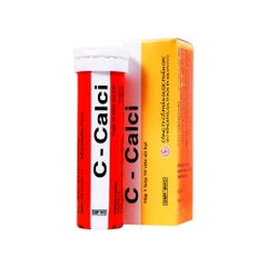 C-Calci OPC - Phòng ngừa và điều trị tình trạng thiếu vitamin C và calci (Tuýp x 10 viên sủi)