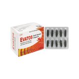 Evatos Celogen Pharma - Bổ sung vitamin và khoáng chất (Hộp 10 vỉ x 10 viên nang mềm)