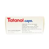Tatanol caps - Giảm đau, hạ sốt (Hộp 10 vỉ x 10 viên)