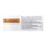 Subạc - Gel làm sạch da và kháng khuẩn, ngăn ngừa sẹo (Hộp 1 tuýp 35g)