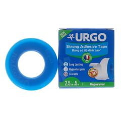 Băng keo lụa Urgosyval 2.5cm x 5m - Hỗ trợ bảo vệ vết thương (Hộp 1 cuộn)