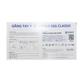 Găng tay y tế Nitrile không bột size M (màu xanh) (Hộp 100 chiếc)