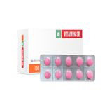 Vitamin 3B - Dự phòng thiếu Vitamin nhóm B đặc biệt ở người nghiện rượu kinh niên, kém ăn, mất ngủ (Hộp 10 vỉ x 10 viên)
