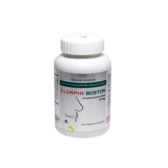 Clorpheboston 4mg - Kiểm soát các triệu chứng liên quan đến dị ứng đường hô hấp trên (Hộp 1 chai x 1000 viên)