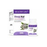 Thực phẩm bảo vệ sức khỏe Healthy Life Sleep Aid - Giúp ngủ ngon, hỗ trợ cải thiện tình trạng căng thẳng (Hộp 1 chai 60 viên)
