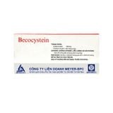 Becocystein 200mg - Giảm ho, long đàm (Hộp 10 vỉ x 10 viên)