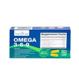 Thực phẩm bảo vệ sức khỏe NATURECARE OMEGA 369 - Bổ sung omega 3, 6, 9 cho cơ thể, giảm nguy cơ xơ vữa động mạch, hỗ trợ giảm cholesterol trong máu (Hộp 3 vỉ x 20 viên)
