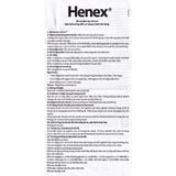 Henex - Điều trị các triệu chứng và dấu hiệu của suy tĩnh mạch – mạch bạch huyết; Điều trị các triệu chứng của cơn trĩ cấp (Hộp 10 vỉ x 10 viên)
