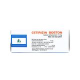 Cetirizin Boston 10mg - Điều trị viêm mũi dị ứng và mày đay mãn tính (Hộp 10 vỉ x 10 viên)