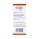 Sucrafil Suspension 1000mg - Điều trị loét dạ dày-tá tràng, bệnh trào ngược dạ dày - thực quản (Hộp 1 lọ 200ml)