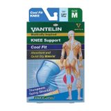 Vantelin Knee Support Cool Blue Fit Size M - Giúp bảo vệ đầu gối (Hộp 1 cái)