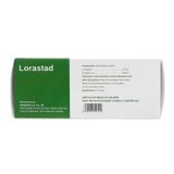 Lorastad 10mg - Giảm triệu chứng của viêm mũi và mề đay mãn tính (Hộp 10 vỉ x 10 viên)