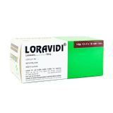Loravidi 10mg - Điều trị triệu chứng của viêm mũi dị ứng và mày đay mạn tính (Hộp 10 vỉ x 10 viên)