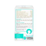 Thực phẩm bảo vệ sức khỏe B Complex Vitamin - Hỗ trợ giảm các triệu chứng mệt mỏi, căng thẳng, suy nhược thần kinh do thiếu magie, vitamin B6 (Hộp 1 lọ x 60 viên)