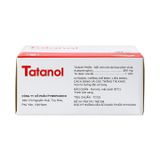 Tatanol 500mg - Giảm đau, hạ sốt (Hộp 10 vỉ x 10 viên)