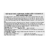 Mặt nạ Foodaholic Retinol Anti Acnes Premium - Giảm mụn, kháng viêm (Miếng 23ml)