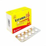 Vitamin B6 Sugar - Hỗ trợ điều trị bệnh thiếu vitamin B6 (Hộp 10 vỉ x 10 viên)