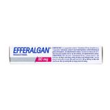 Efferalgan 80mg - Viên đặt trực tràng giảm đau, hạ sốt cho trẻ em (Hộp 2 vỉ x 5 viên)