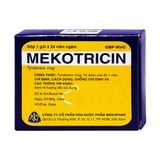 Mekotricin 1mg - Điều trị nhiễm khuẩn họng, đau họng (hộp 1 gói 24 viên ngậm)