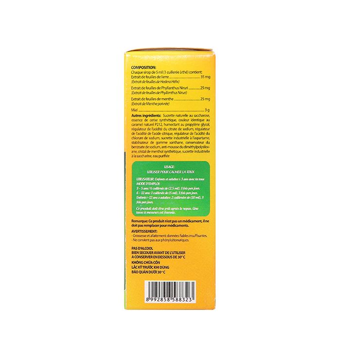 Woods' Herbal Cough Syrup Giúp giảm triệu chứng ho (Chai 60ml) Nhà